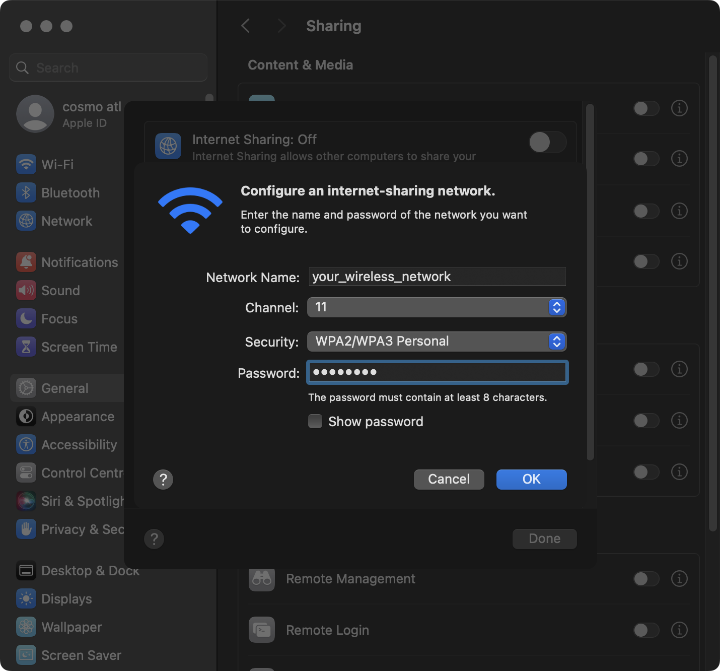 Configure your Wireless Network